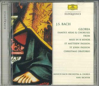 CD J. S. BACH MUNICH BACH ORCHESTRA Gloria 4501202 DEUTSCHE GRAMMO 1999 Non Japan Classical Used