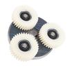 Electric Motor Gear Clutch Kit Nylon High Performance 3pcs 36T Gears with 88mm Clutch Kit for 500 To 750W Motor