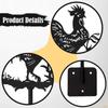 Weathervane Iron Weather Vane Art Wind Direction Indicator Vain Vein for Fence