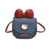 Fashion western style bow girl messenger bag summer cat cartoon saddle bag