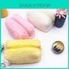 Korean Fashion Soft Cotton Cosmetic Pouch With Zipper For Girls And Women