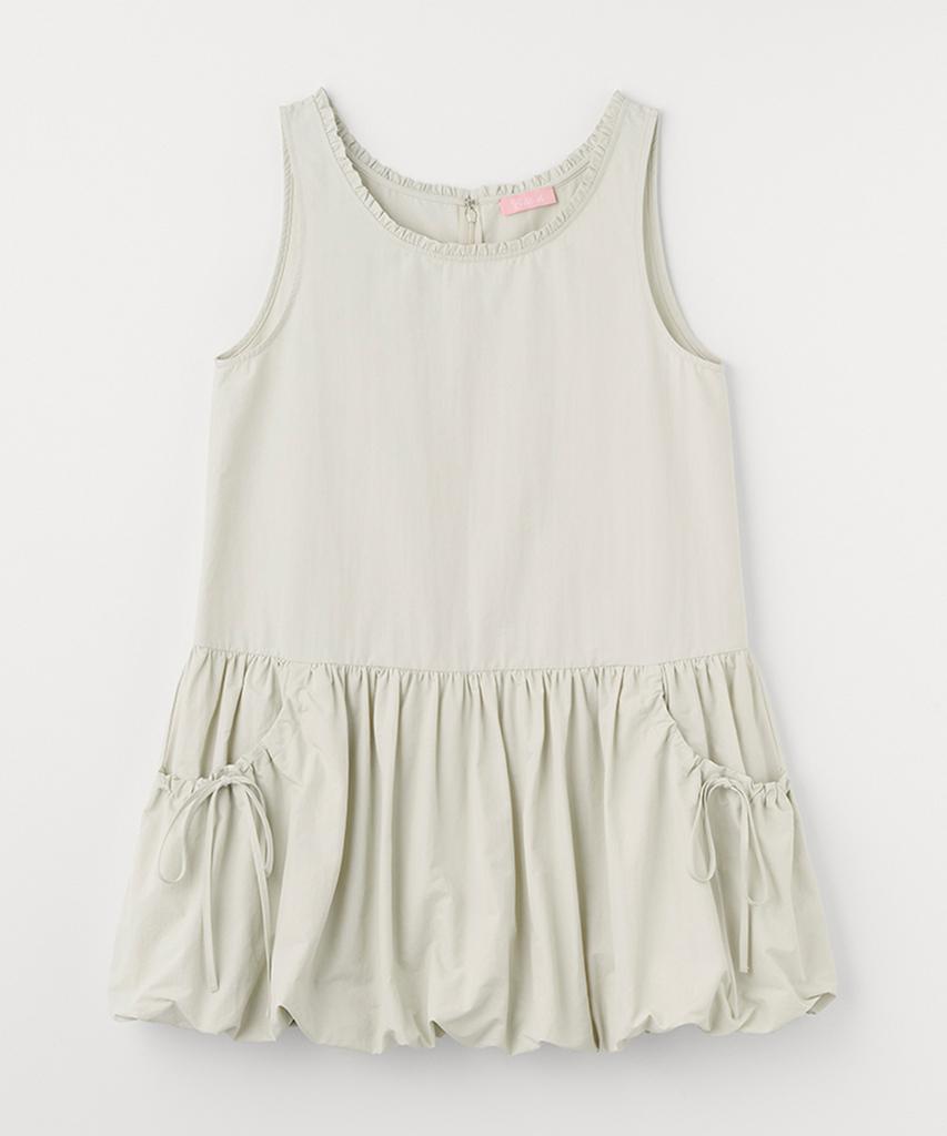 Selliteiljeu Balloon Mini Dress_Light Gray