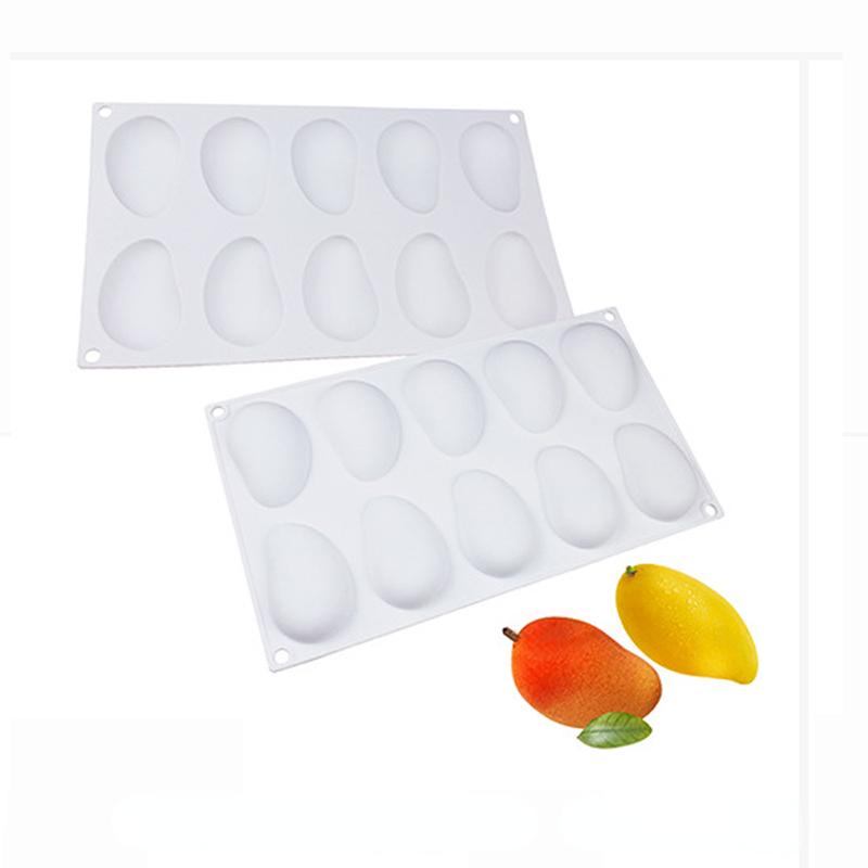 

Фруктовая серия Манго Груша Форма для выпечки Муссовый торт Силиконовая форма Десерт Выпечка Антипригарная Прочная Легко моется Французский торт Украшение