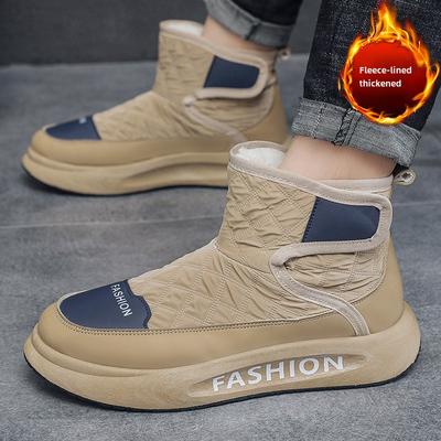 Men Boots Men's Winter Shoes Fashion Snow Boots Plus Size Winter Sneakers Ankle Men Shoes Winter Plush Ankle Boots Footwear