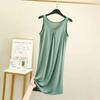 Customer ironing, summer women's new vest skirt, thin round neck sleeveless bottoming skirt, A-word dress, nightdress