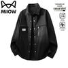 Men's Casual Solid Color Long-Sleeve Workwear Jacket