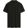 Calvin Klein Fashion Color Block Letter Jacquard Webbing Short Sleeve Polo Shirt Men Tops Space-Black ZM023070GO