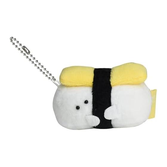 Ippinsha Gyutto Sushi-san Tamago-san Mascot Plush Mini Chain Gift 48015