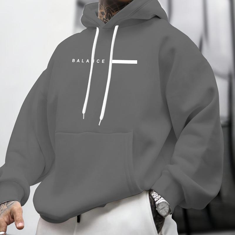 

Fleece Lined & Stylish, Men s Hooded Sweatshirt XXL чорний