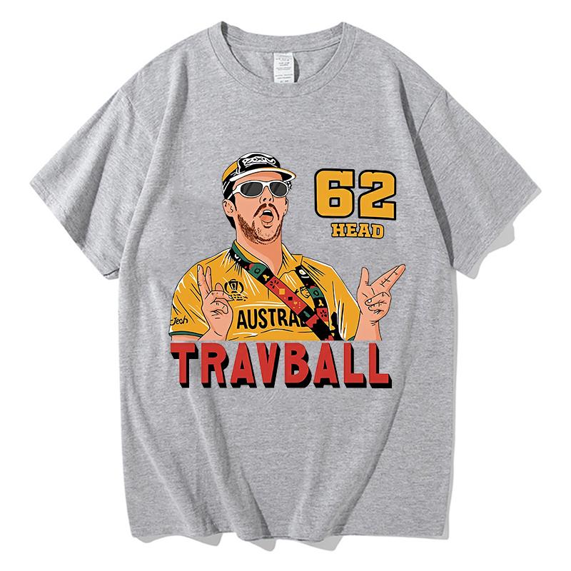Travball Travis Head I Love Head TShirt Hip Hop Unisex T Shirts Unisex Cotton O Neck Oversized Clothes Aesthetic Short Sleeve Tops