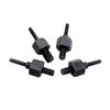 1 Pair Universal Motorcycle 10W LED Light Handlebar Skull Hand Pattern Ghost Claw Custom Motorcycle Rearview Side Glass Mirror