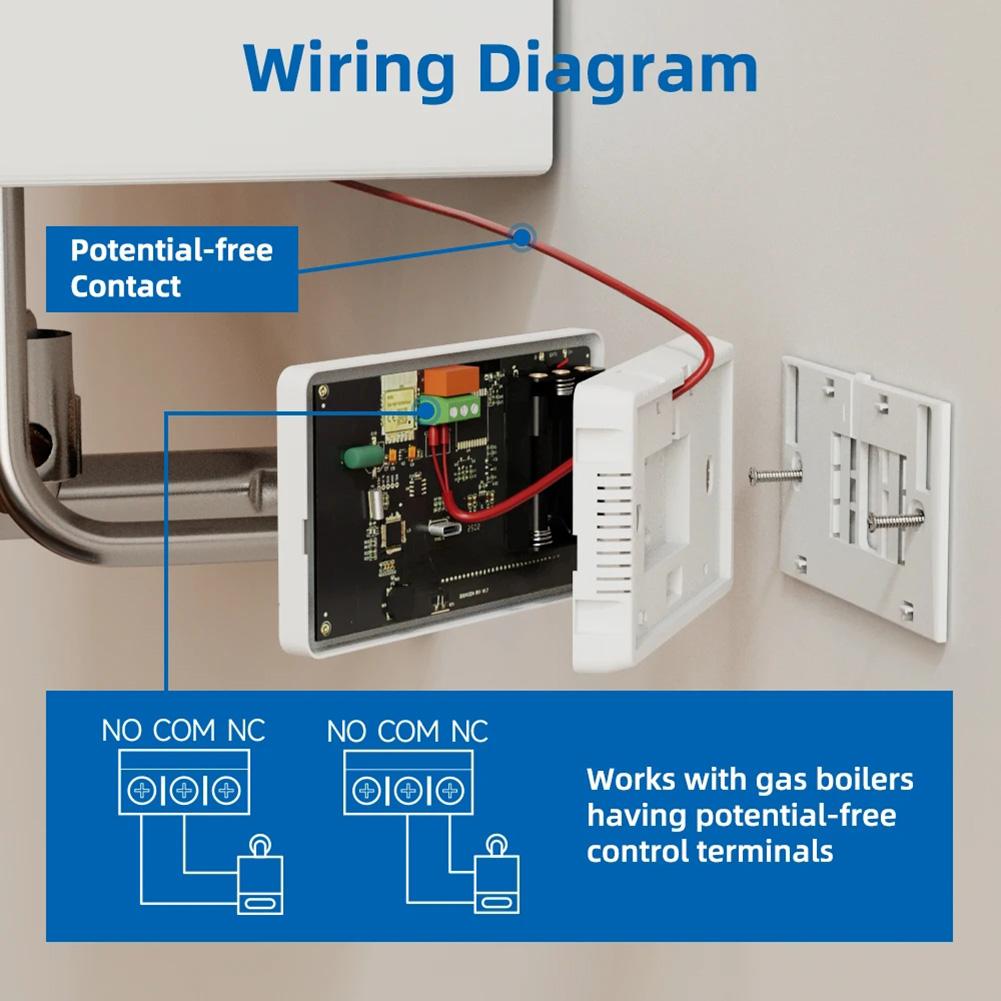 Accuracy ±1°C Smart Heating WiFi Thermostat Frost Protection
