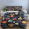 Sports Theme Decorative Fabric Set Soft Comfortable Duvet Cover Bedding Set Included 1*Duvet Cover & 2*Pillowcases Gift