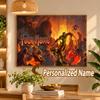 Custom Name DOOM Slayer 5D Diamond Painting Personalized Full Drill Diamond Art Kit Gift