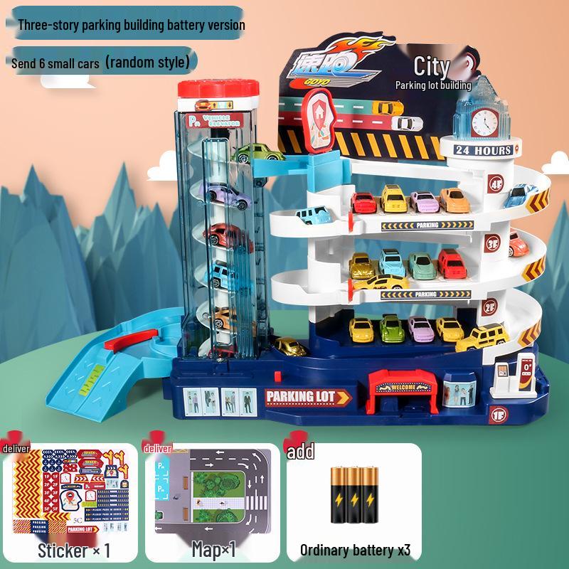 

Дорога-трек Гора Динозаврів: Дитяча іграшка Машинка та Паркінг для віку 3-6 років Standard + Screwdriver