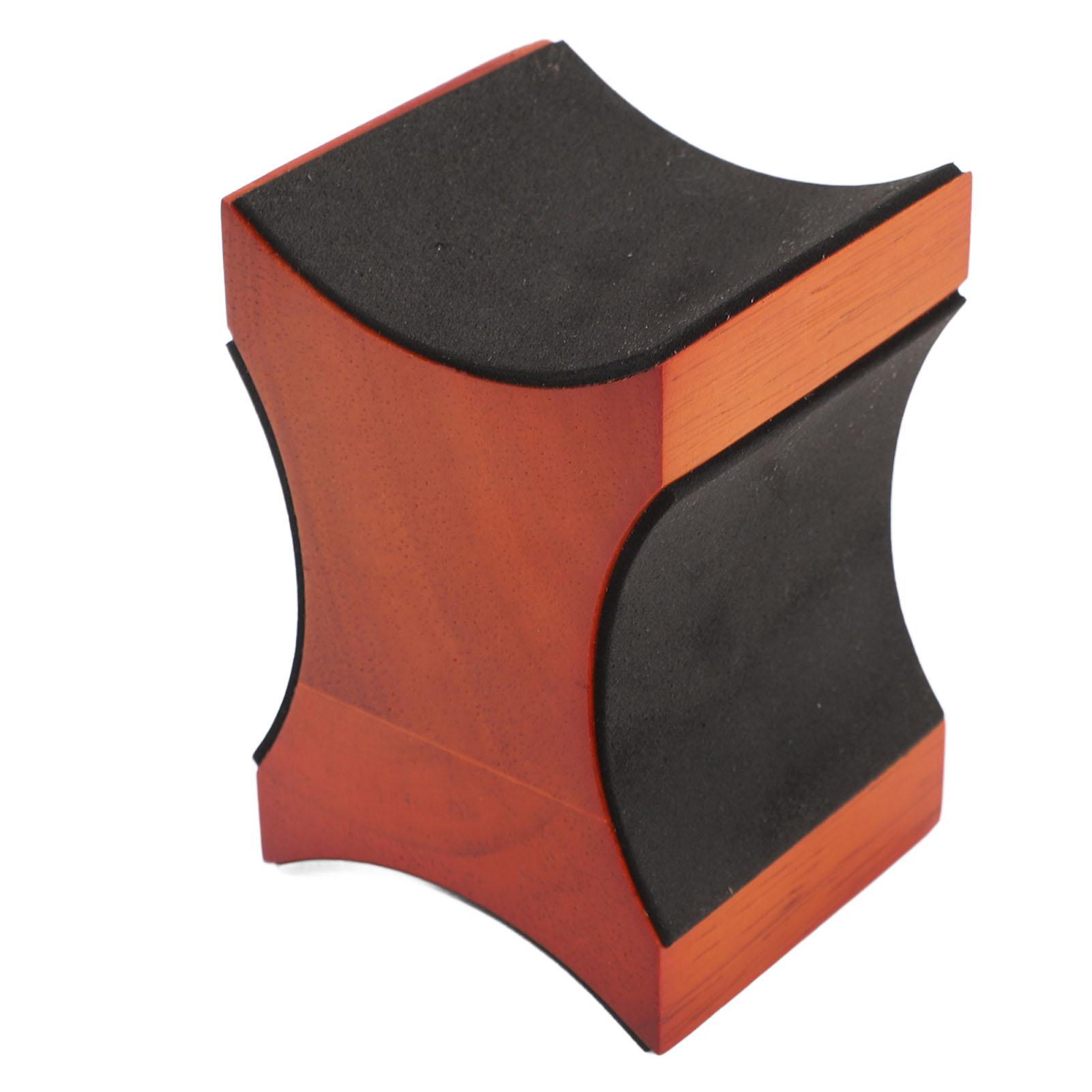 Подставка для шеи для гитары, четырехсторонняя универсальная подушка для шеи из красного дерева для скрипки Madeline Bass