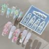 3D Flowers Nail Mold Diy Silicone Nail Tools Hawaii Hibiscus Flower Petal Nail Design Silicone Molds Nail Art Carving Template