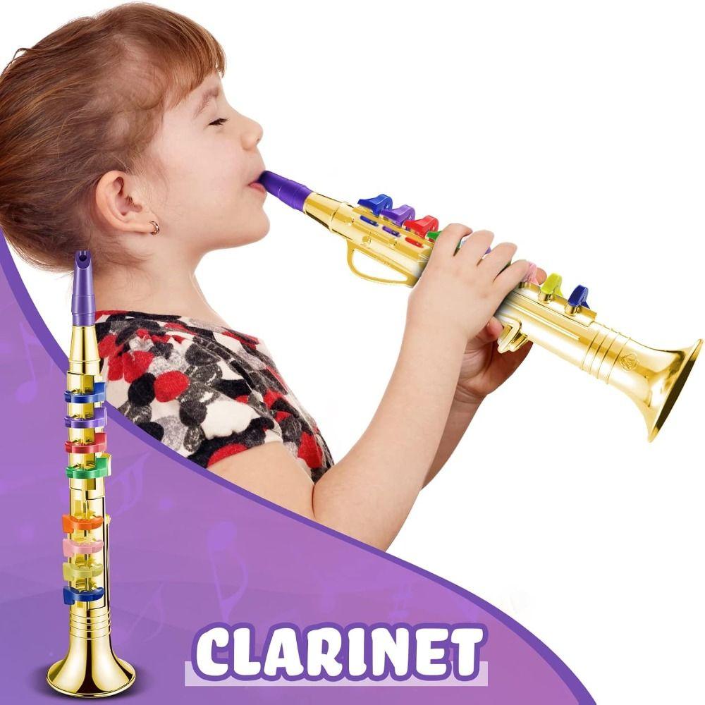 Four-tone Kids Saxophone Toy Simulated Musical Musical Instruments  Parent-Child