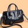 Womens Stylish PU Leather Handbag Woven Handle Adjustable Strap Single Shoulder Bag Handheld Crossbody Design Daily Bag for Commute Casual Activities