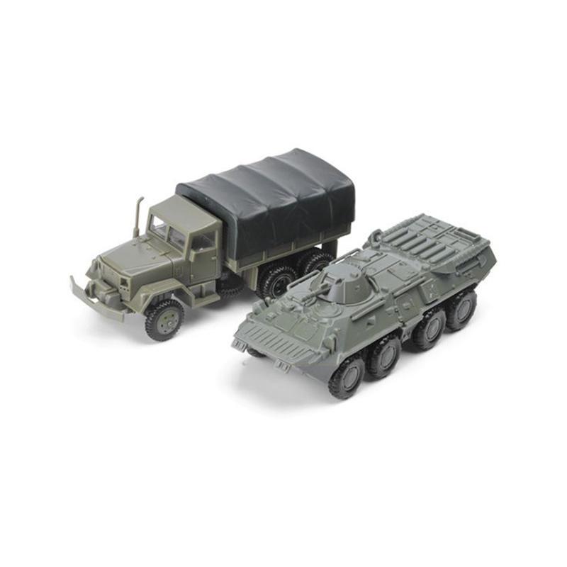 1:72 Russia Army RT-2PM2 S-300 MRAP BM-30 Missile System Radar Vehicle Plastic Assembled Truck Puzzle Military Model Toy Gift