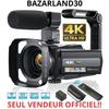 Digital Camcorder - BAZARLAND30 - 4K - IR Night Vision - 3.0" Touchscreen - 16X Zoom