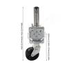 Heavy Duty Fold Up Trailer Jack 1200lbs Adjustable Swivel Trailer Tongue Jack with 6in Wheel for RV Heavy Duty Trailer Jack