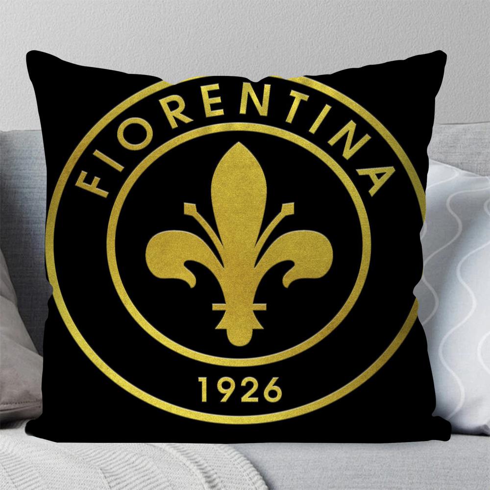 Acf Fashion F-Fiorentina Pillow Case Square Pillow Bedroom Sofa Leisure Comfort Cushion Car Living Room Home Decoration 40X40