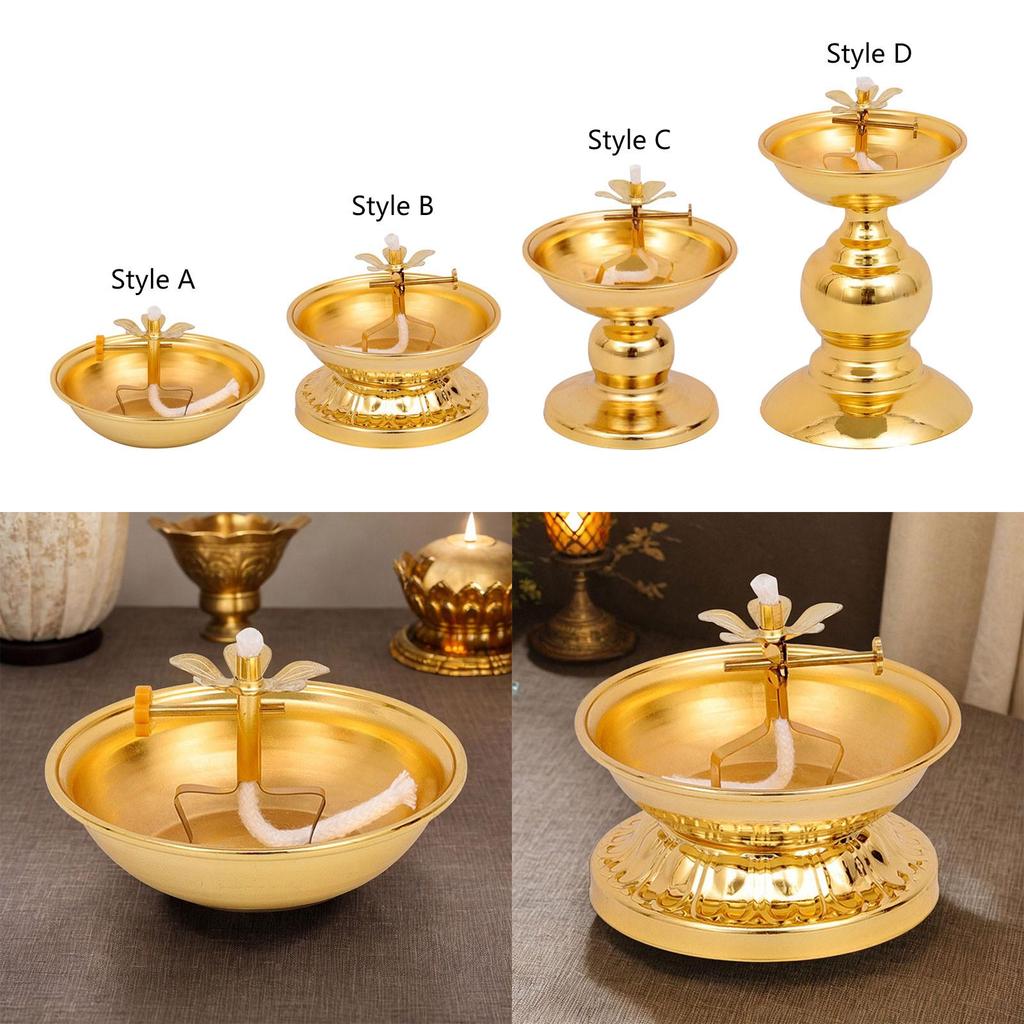 Ghee Lamp Holders Candle Holders Buddhist Altar Supplies Candlesticks Butter