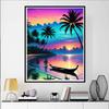 5D Fantasy Landscape Diamond Painting Set, DIY Rhinestone Gemstone Painting Art Decoration Wall Mural Ornaments