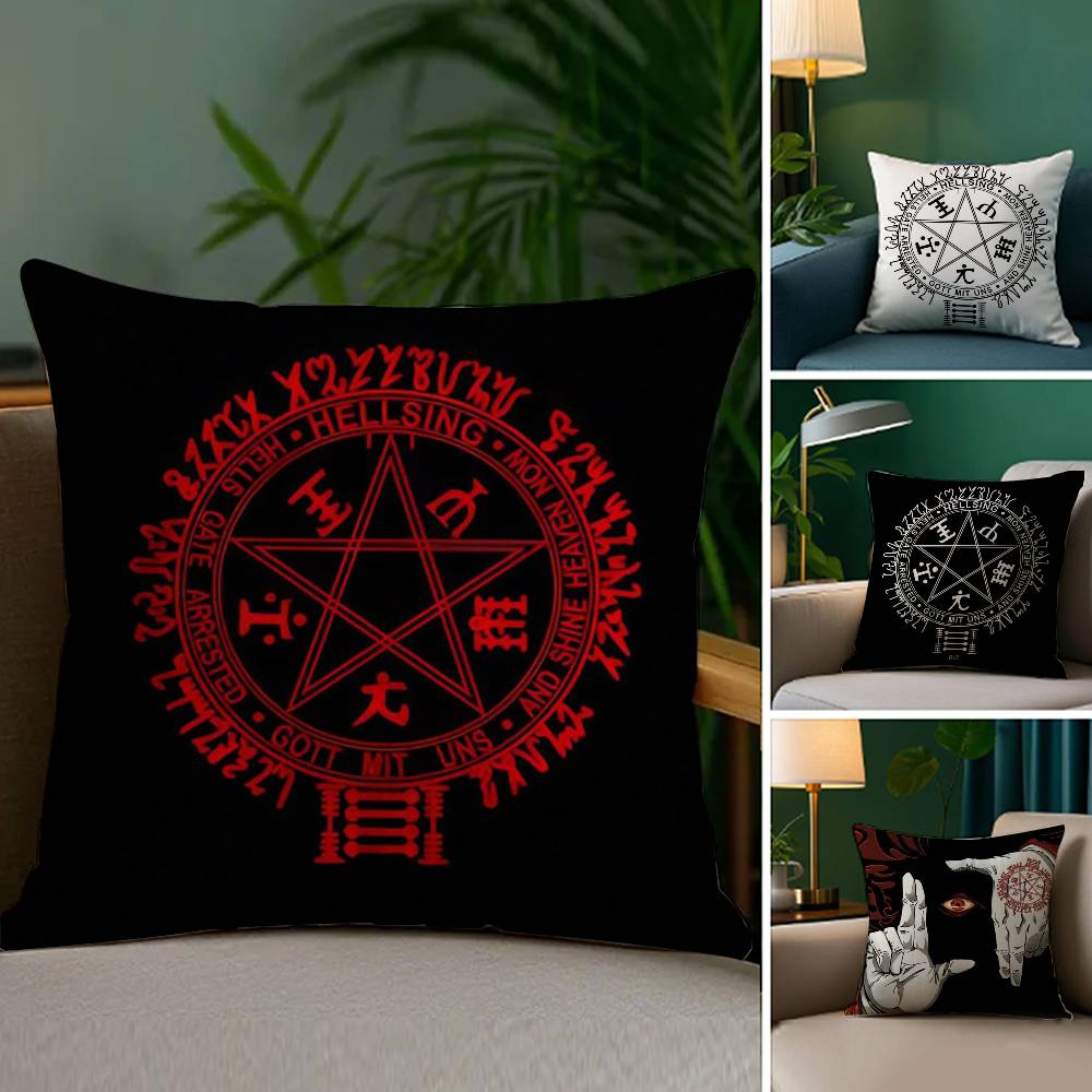 Anime C-Castlevania Game Pillow Case Sofa Living Room Bedroom Double-sided Printing Square Cushion Nap Time Pillow Case