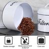 Cooking Utensils Desktop Organizer Coffee Filter Holder Eco-friendly With Lid Container Home Kitchen Round Easy Clean