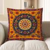 Home Decor Colorful Mandala Pattern Throw Pillow Cover Pattern Cushion Cover Suitable For Sofa Bedroom Car Pillow Cover