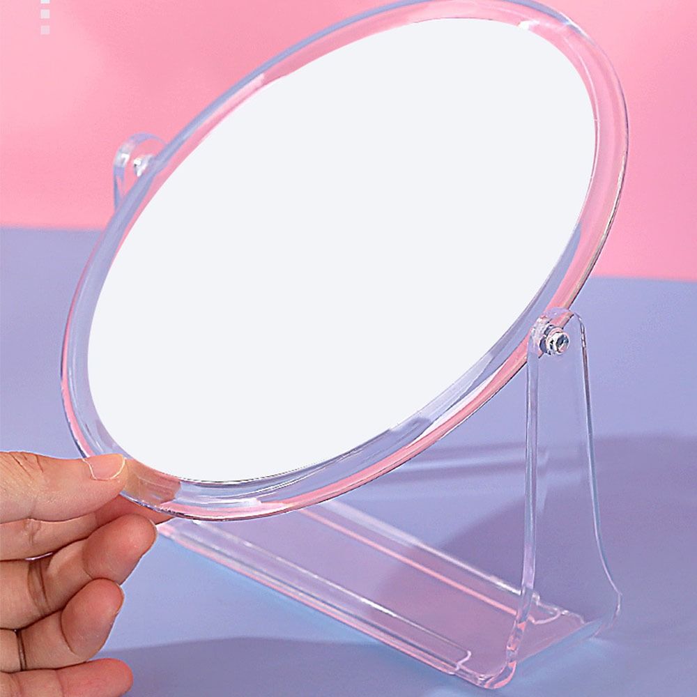 Oboustranné 5x Zvětšovací Zrcadlo 360° Otočné Stolní Make-up Zrcadlo Toaletní Stolek