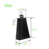 Metal Cowbell Easy Mounting Mountable Loud and Clear Sound Percussion Bell for