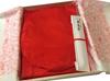 Silk Pure Silk Chanchanko 60th Birthday Longevity Red Made In Respect for the Aged Comes In a Luxury Wooden Box [Kimono Fan] Set, Red, Celebration,