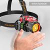 Super Bright XHP50 LED Headlamp Waterproof 5 Modes Flashlight USB Rechargeable Fishing Adventure Camping 18650 Headlight