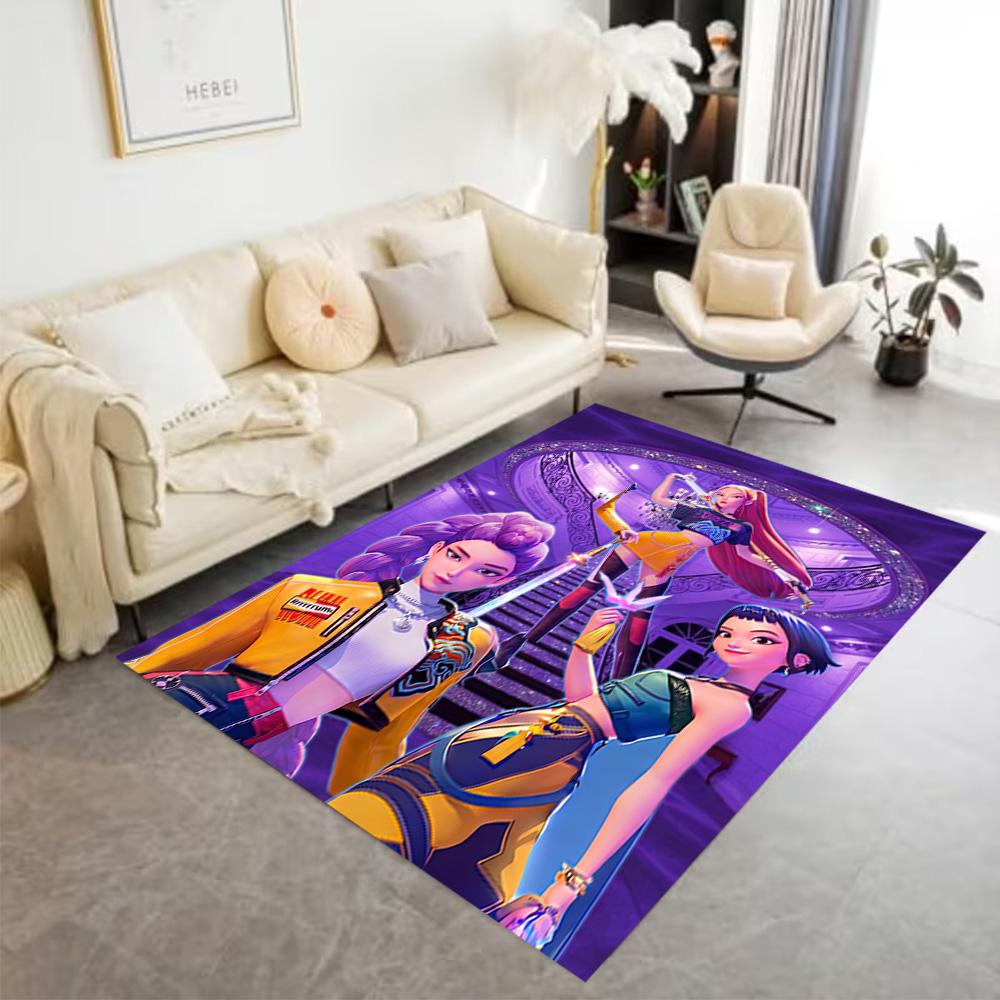 Neon Stars Dance Party Carpet Suitable for Game Room Bedrooms Kitchen Hallway Antislip Carpet Decorate Offices