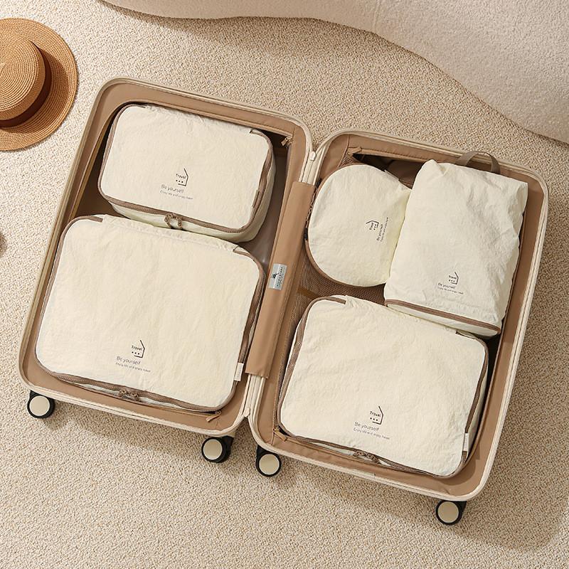 Travel Organizer Set With Nylon Material For Casual Trip And Packing Efficiency