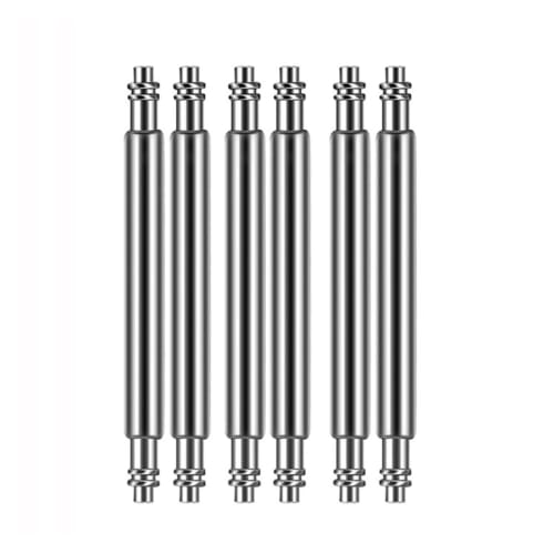 2.5mm Diameter Thick Spring Bars, Watch Strap Link Pins, Fits Seiko SKX007/SKX009 Watch Cases (18mm, 20mm, 20mm, 22mm, 24mm) (10 Pieces, 22mm)
