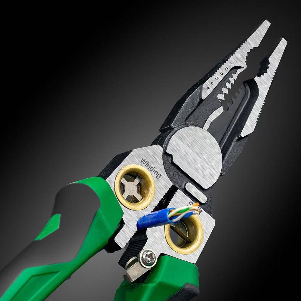 Multi-Function Electrical Pliers For Stripping Cutting Gripping Comfort Grip Electrician Pliers Tools For Home Improvement DIY China Mainland