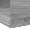 Bed Frame with Storage Space Grey Sonoma 80 x 200 cm Engineered Wood