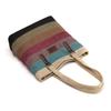 Borsa a Tote in Tela da Donna con Design a Patchwork e Chiusura con Cerniera per Uso Quotidiano