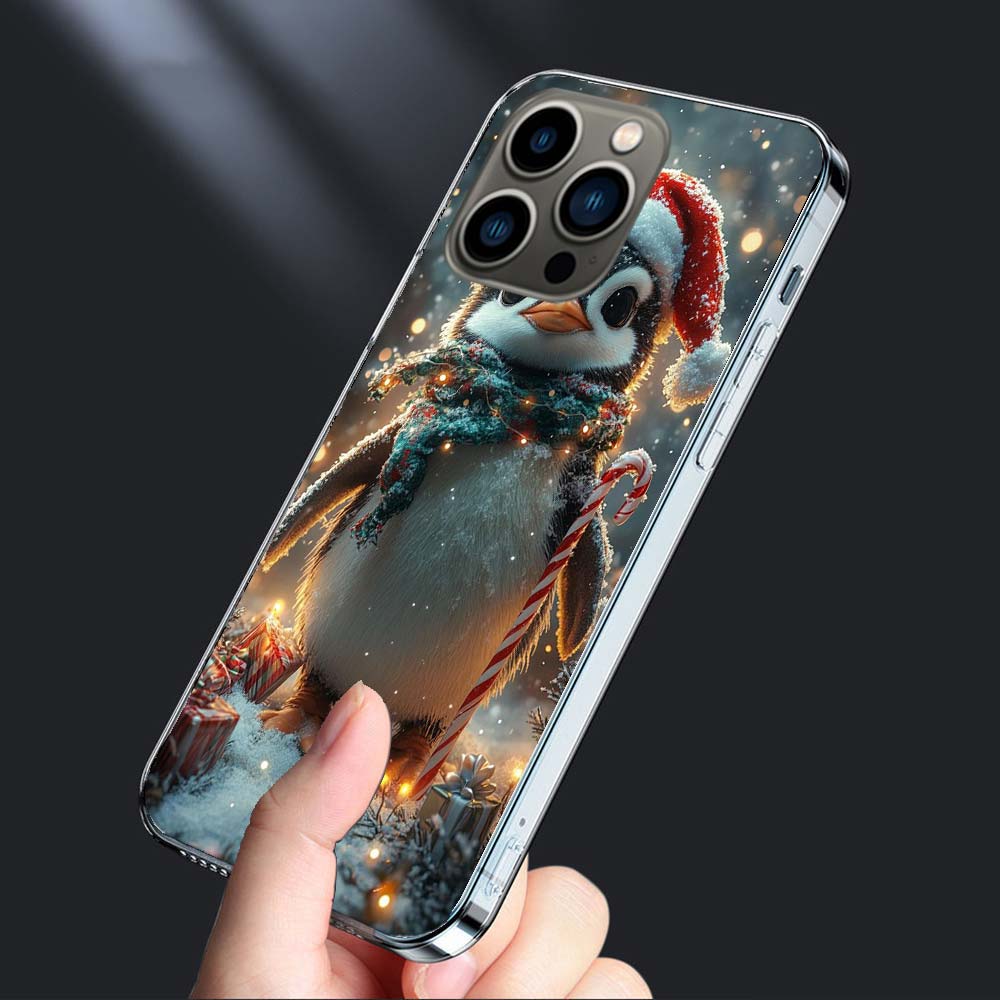 

Cute Little Penguin Phone Case For Iphone 16E 15 Pro 14 Plus 17E 16 17 Pro Max Air 11 12 13 Mini Shockproof Capa Cute Cover T iPhone 17E