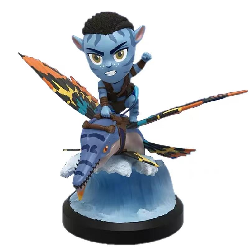 Cute Avatar 2 Neytiri & Jake Sully PVC Figure Model 12cm - Collectible Anime Character Toys for Fans Kids Adults Home Decoration