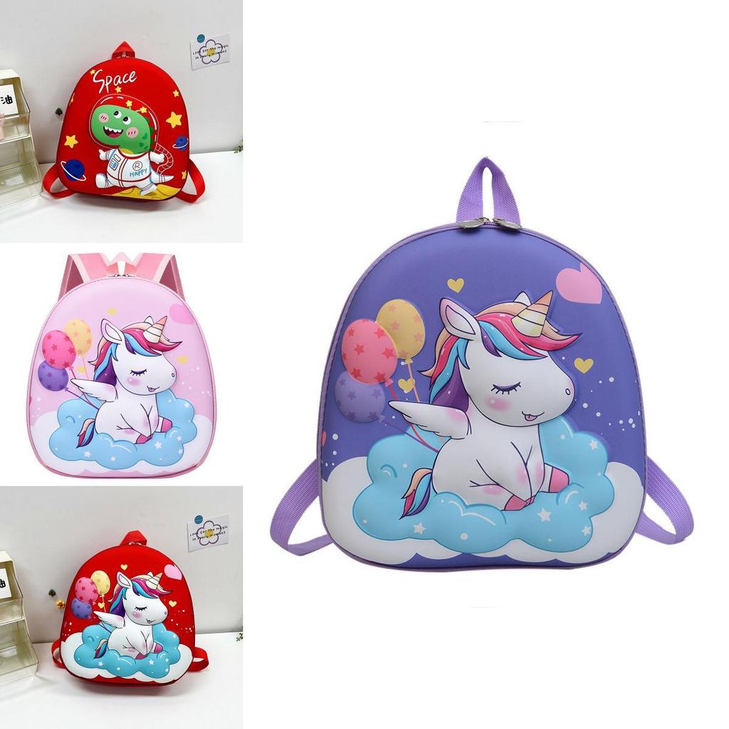 Cartoon Dinosaur Childrens Backpack With Arc Shoulder Straps For Preschoolers Special Characters Included