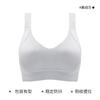 Large size underwear, women's fat mm, large breasts show small, seamless gathering, full cup bra, no steel ring to close secondary breasts
