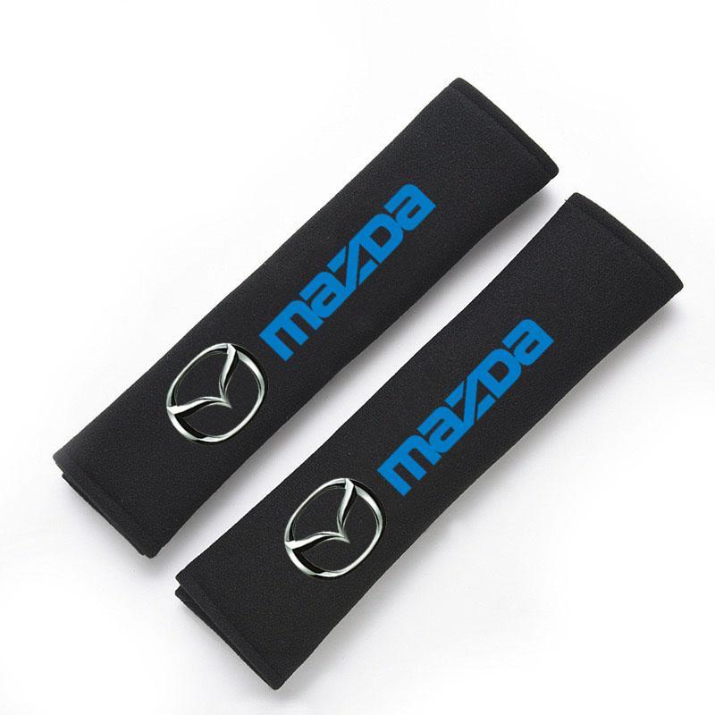 

Car Seat Belt Covers Shoulder Pad Seat Belt Cushion for Mazda M3 M6 MP Skyactiv Axela Atenza Biante BT-50 CX-30 Accessories