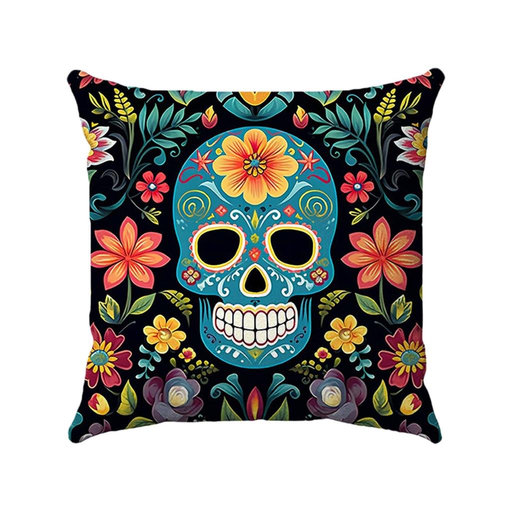 Halloween Festival Decoration Living Room Sofa Cushion Pillow Cover Offices Waist Pillow Cover (excluding Core)