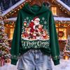 Herren Weihnachtspullover Hoodie, Lässiges Kapuzensweatshirt für die Feierparty und Winterkleidung