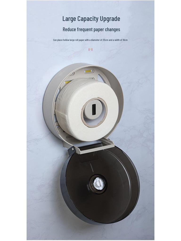 Waterproof Large Roll Toilet Paper Holder for Hotel or Guesthouse Bathrooms